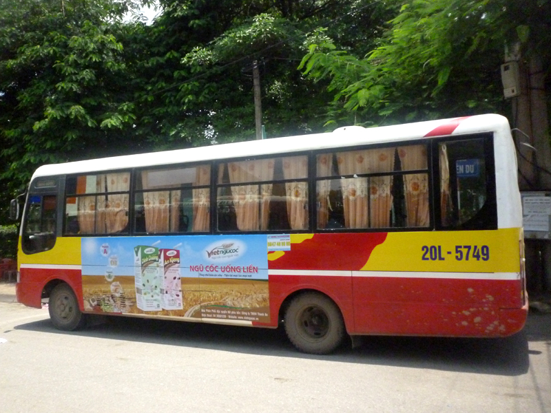 Dịch vụ quảng cáo trên xe bus - nhà chờ xe bus trọn gói 1