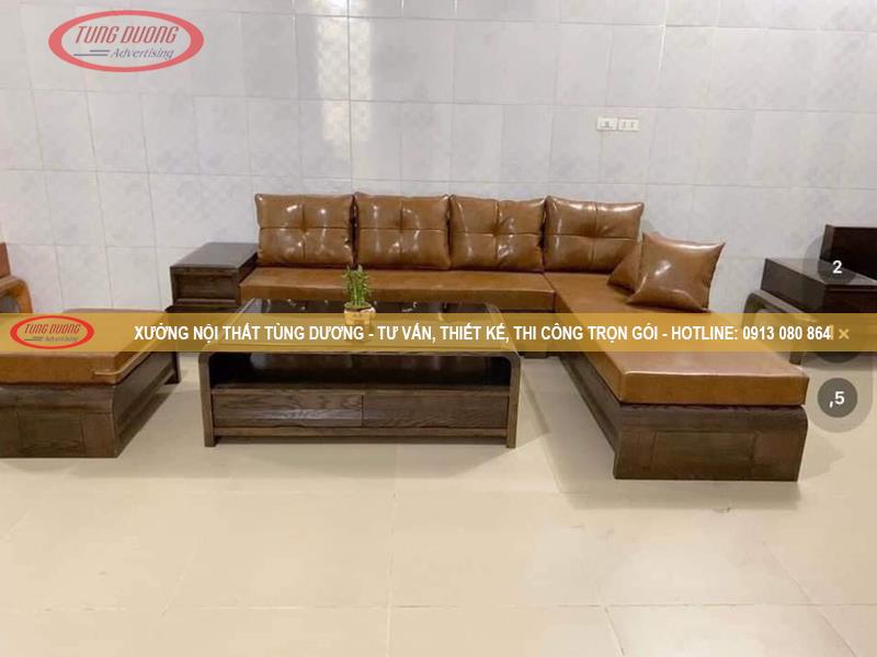 Bàn ghế gỗ Sofa NTTD-030-4